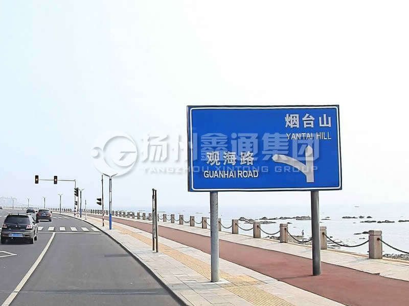 BZG-015，交通標(biāo)志桿，雙柱標(biāo)志桿