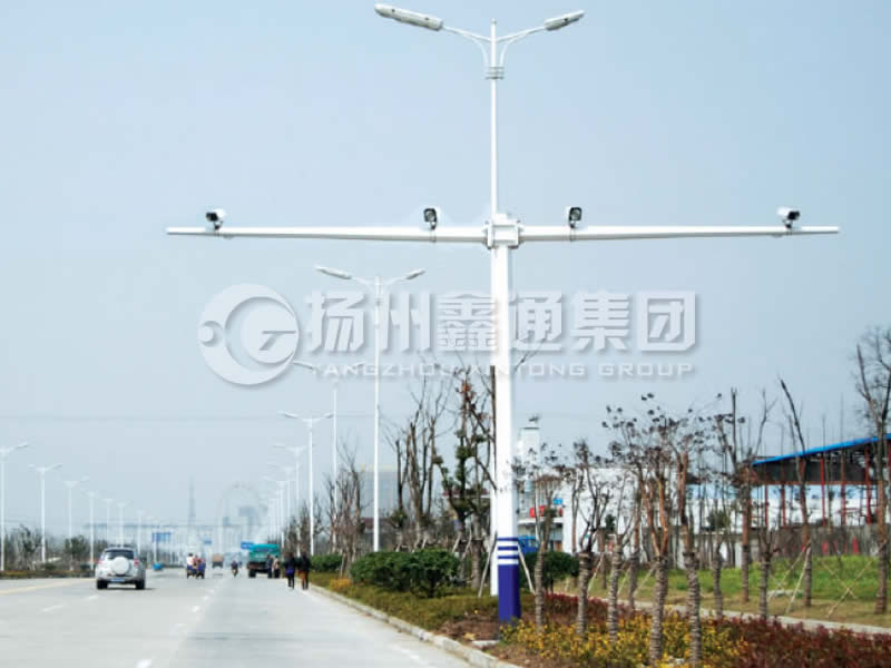 DJG-004，電子警察桿，T型八棱電警桿