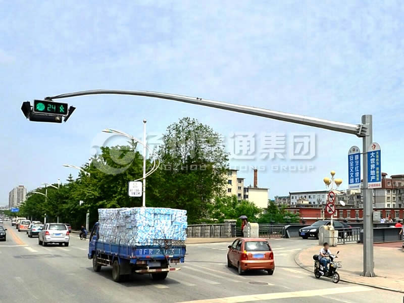 XHDG-048，吊籠式信號燈桿，吉林信號燈桿
